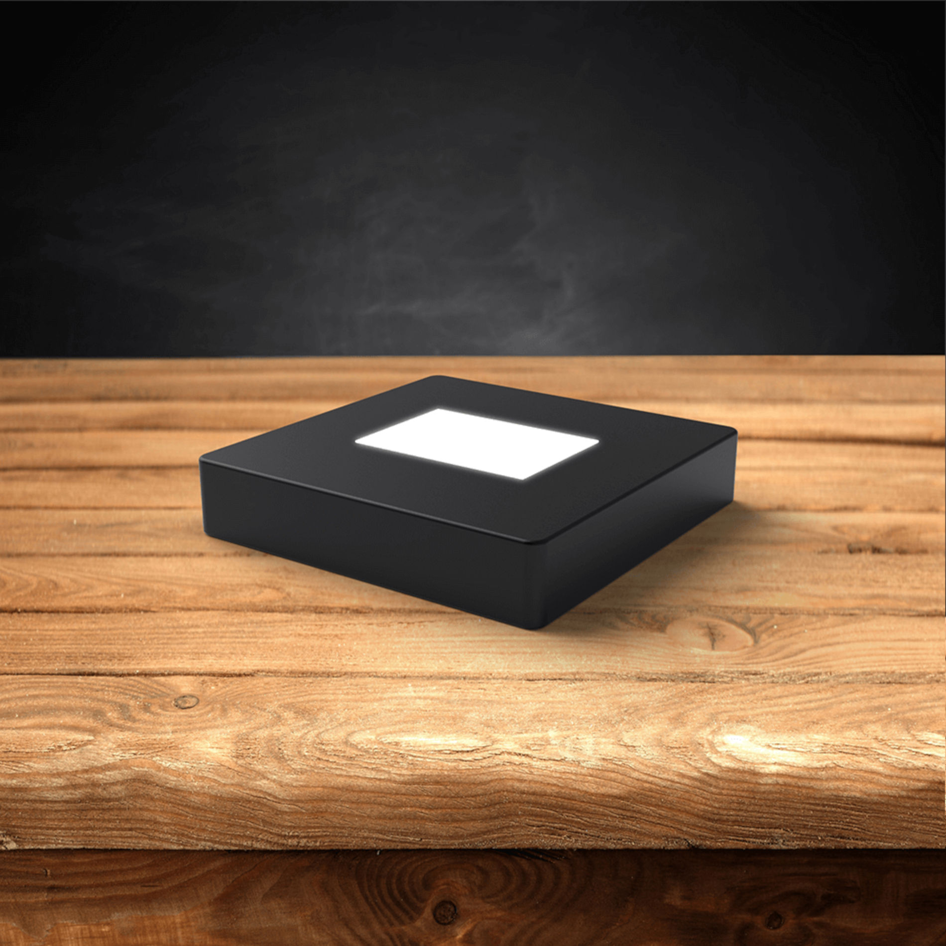 LED-Lichtsockel aus Holz